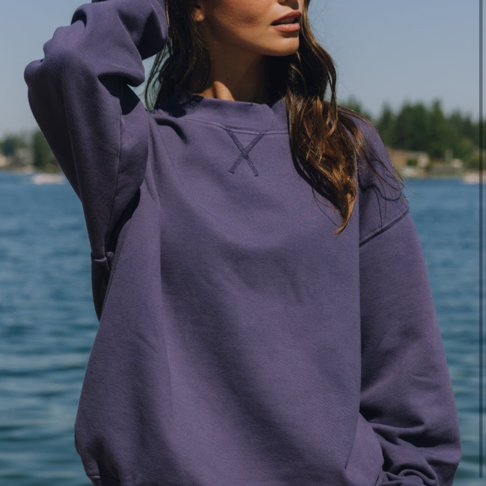 Daily Drills Deep Purple Sweatshirt